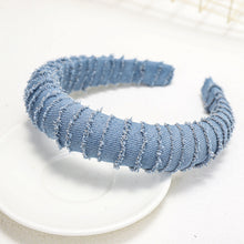 Load image into Gallery viewer, Hot selling denim winding headband