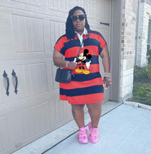 Load image into Gallery viewer, Fashion Striped Print Casual Dress(AY1956)