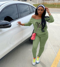 Load image into Gallery viewer, Casual printing two-piece suit