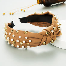 Load image into Gallery viewer, Hot sale inlaid pearl bow headband(