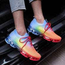 Load image into Gallery viewer, Tie-dye casual flying woven air cushion mesh breathable running shoes(HPSD090)