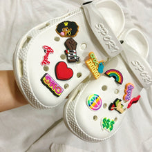 Load image into Gallery viewer, Explosive style colorful hole shoes Baotou sandals(HPSD094)