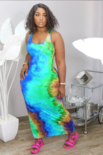 Load image into Gallery viewer, Summer Printed Sleeveless Dress AY1053