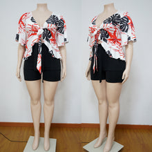 Load image into Gallery viewer, Casual Printed T-Shirt Shorts Set(AY1726)