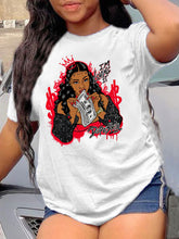 Load image into Gallery viewer, Short sleeve crew neck White T-shirt AY1947