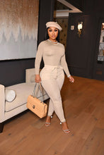 Load image into Gallery viewer, Casual Solid Color Slim Fit Long Sleeve Two Piece Set(AY1791)