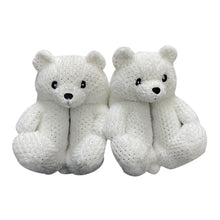Load image into Gallery viewer, New style teddy bear plush cotton slippers HPSD108