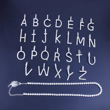 Load image into Gallery viewer, Rhinestone letter necklace(quantity 10)