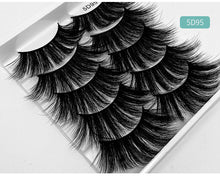 Load image into Gallery viewer, 5 pairs of 25mm Imitation mink eyelashes