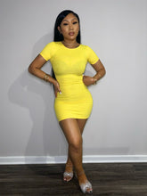 Load image into Gallery viewer, New pop solid classic pit stripe dress AY1950