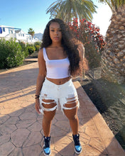 Load image into Gallery viewer, Sexy tassel hole denim shorts AY1869
