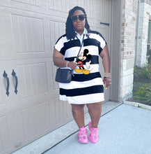 Load image into Gallery viewer, Fashion Striped Print Casual Dress(AY1956)