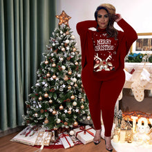Load image into Gallery viewer, Christmas deer leisure suit(AY1553)