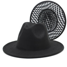 Load image into Gallery viewer, Printed double-sided color matching jazz hat(AE4073)