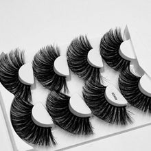 Load image into Gallery viewer, 25mm mink eyelashes(4 pairs)