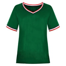 Load image into Gallery viewer, Fashion short sleeve v neck t-shirt(AY1733)