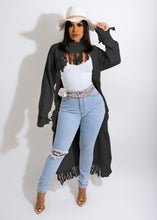 Load image into Gallery viewer, Long tassel sweater shawl(AY1485)
