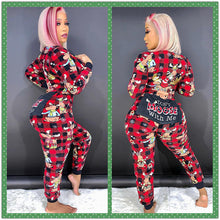 Load image into Gallery viewer, Hot Christmas fun print jumpsuit AY1337