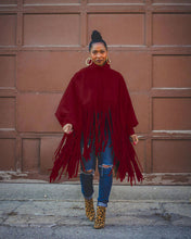 Load image into Gallery viewer, Solid color long-sleeved fringed top(AY1473)