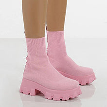 Load image into Gallery viewer, Trendy knitted short boots(HPSD151)