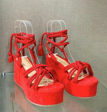 Load image into Gallery viewer, Fashion solid color lace-up sandals(HPSD198)