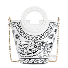 Load image into Gallery viewer, Cashew flower portable bucket bag AB2018