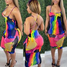 Load image into Gallery viewer, Fashion printed sexy dress AY1903