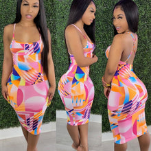 Load image into Gallery viewer, Fashion printed sexy dress AY1903