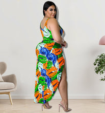 Load image into Gallery viewer, Sexy navel long skirt two-piece suit AY1891