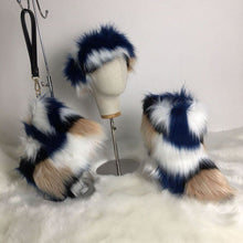 Load image into Gallery viewer, Hot selling fur set come(Headband bag boots ) HPSD142