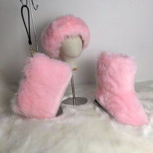 Load image into Gallery viewer, Hot selling fur set come(Headband bag boots ) HPSD142