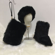 Load image into Gallery viewer, Hot selling fur set come(Headband bag boots ) HPSD142