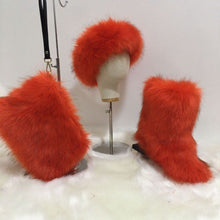 Load image into Gallery viewer, Hot selling fur set come(Headband bag boots ) HPSD142