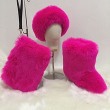 Load image into Gallery viewer, Hot selling fur set come(Headband bag boots ) HPSD142