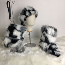 Load image into Gallery viewer, Hot selling fur set come(Headband bag boots ) HPSD142
