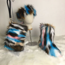 Load image into Gallery viewer, Hot selling fur set come(Headband bag boots ) HPSD142