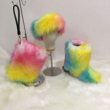 Load image into Gallery viewer, Hot selling fur set come(Headband bag boots ) HPSD142