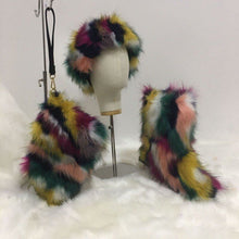 Load image into Gallery viewer, Hot selling fur set come(Headband bag boots ) HPSD142