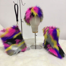 Load image into Gallery viewer, Hot selling fur set come(Headband bag boots ) HPSD142