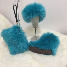 Load image into Gallery viewer, Hot selling fur set come(Headband bag boots ) HPSD142