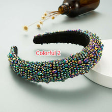 Load image into Gallery viewer, Hand Beaded Crystal Headband(AE4101)