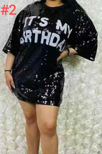 Load image into Gallery viewer, Fashion Sequin T-Shirt Mid Length Top(AY1753)