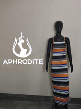 Load image into Gallery viewer, Hot check striped dress AY1082