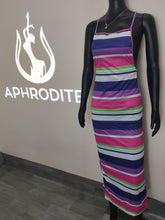 Load image into Gallery viewer, Hot check striped dress AY1082