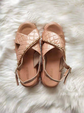 Load image into Gallery viewer, Diamond plaid buckle platform sandals(HPSD100)