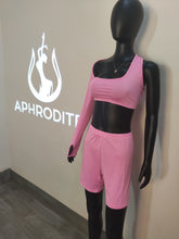 Load image into Gallery viewer, One-shoulder sexy hollow sports suit AY1155