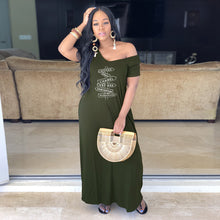 Load image into Gallery viewer, Sexy Solid Color Printed Long Dress(AY1784)