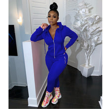 Load image into Gallery viewer, Fashion sports and leisure solid color suit(AY1370)