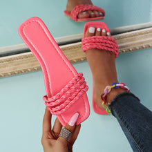 Load image into Gallery viewer, New one-word woven slippers (HPSD058)