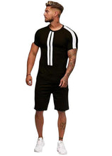 Load image into Gallery viewer, Men's short sleeve t-shirt two-piece(AY1032)